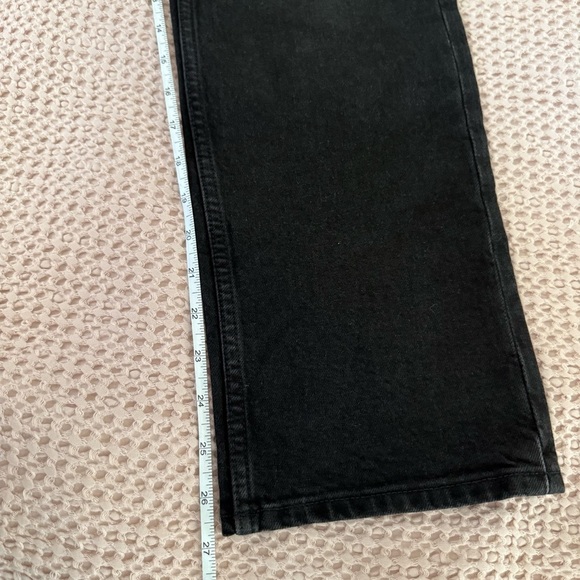 GAP High Rise Straight Jeans Washed Black Women’s 8/29 Short in Charcoal - Picture 9 of 13